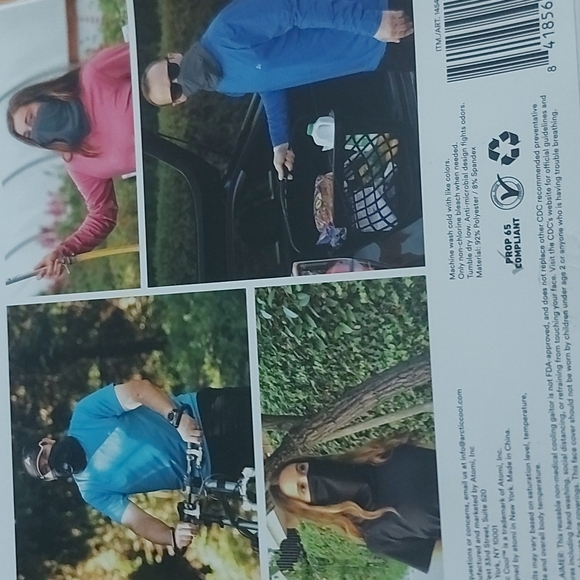 2 pack Multi functional cooling face gaiter - Picture 5 of 5